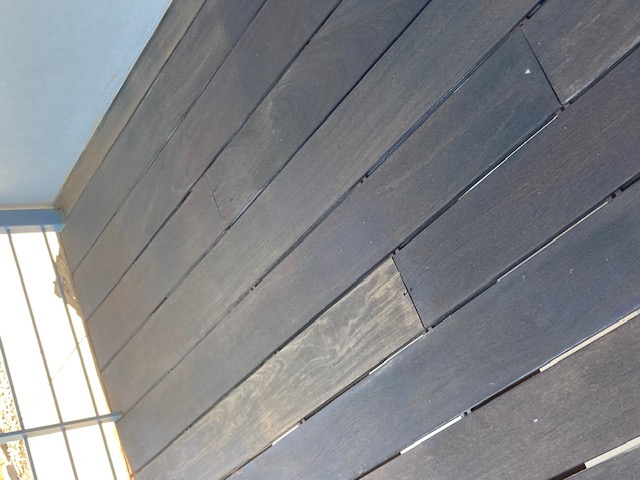 Treated deck